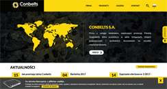 Desktop Screenshot of conbelts.com